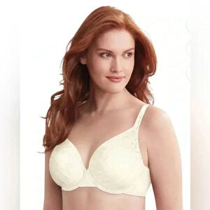 Bali Beauty Lift Invisible Support Underwire Bra Pearl Lace Size 36C NWT